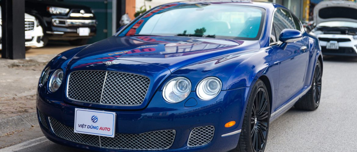 Chiêm ngưỡng vẻ đẹp của Bentley Continental GT Speed màu xanh hàng hiếm sau hơn 14 năm sử dụng